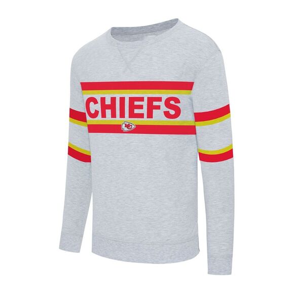 Concepts Sports Women's Top Sweater Sz 2XL (XXL) NFL Medium Grey Heather A655699 - Picture 3 of 4